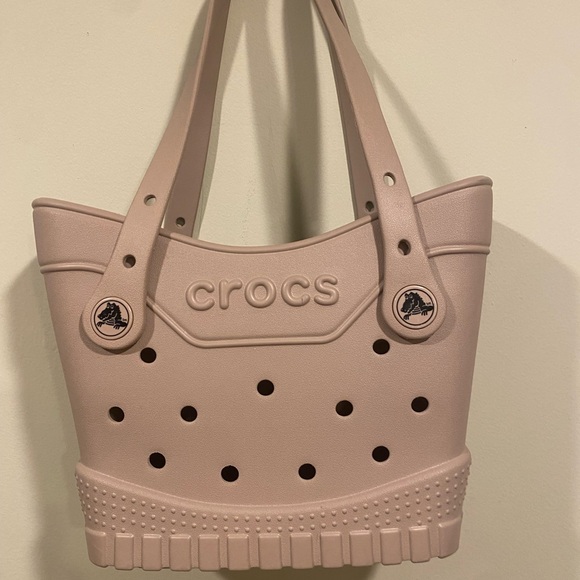 CROCS Women's Taupe Tote Bag - Picture 4 of 6